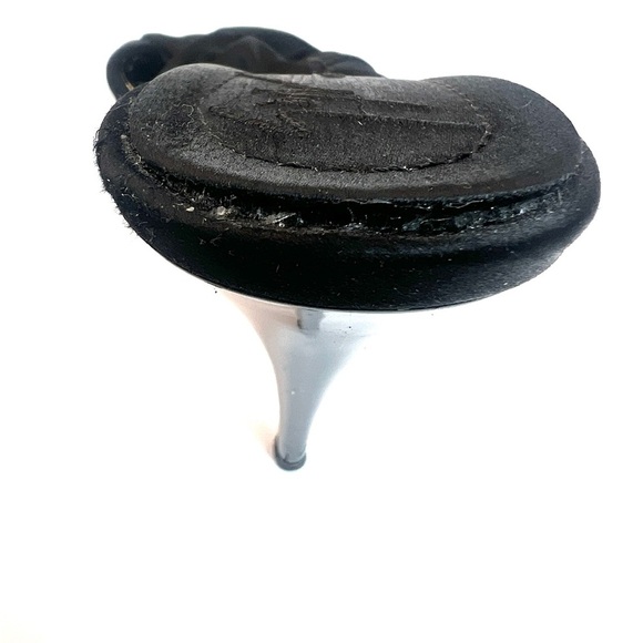 𝅺giuseppe Zanotti Leather and Fabric Stitched Heels - Picture 11 of 13